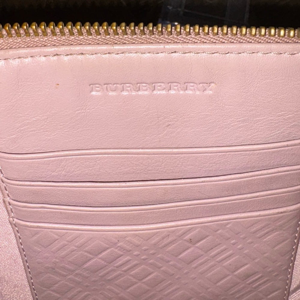 ✨ Burberry Light Pink Saffiano Leather Crossbody ✨ - Picture 8 of 9